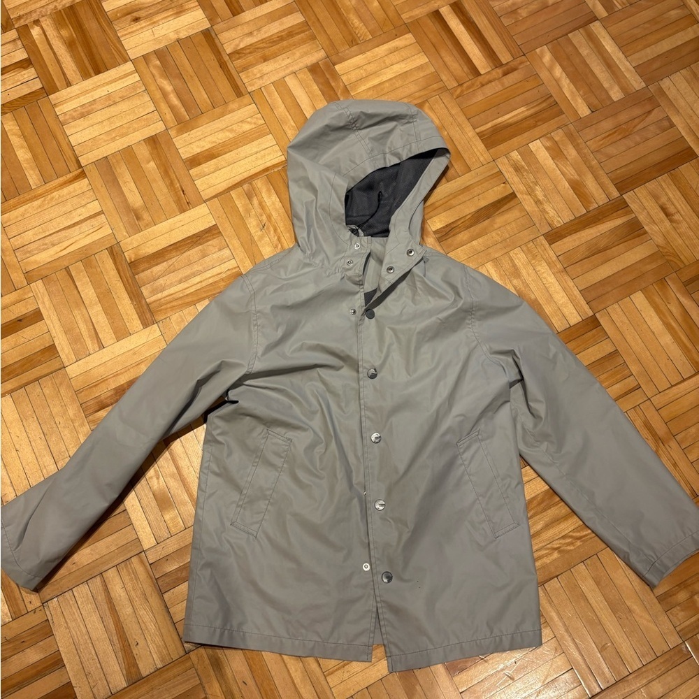 Zara Tan Hooded Raincoat - Picture 2 of 4